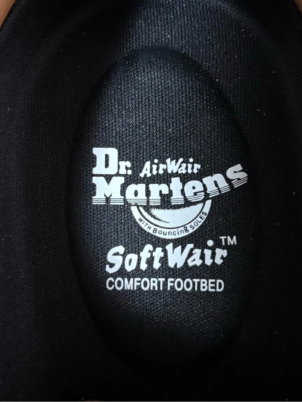 NEW Dr. Martens Parker Life Shield Dark Tan Leather Oxford Shoe 1461 SR  W5/M4